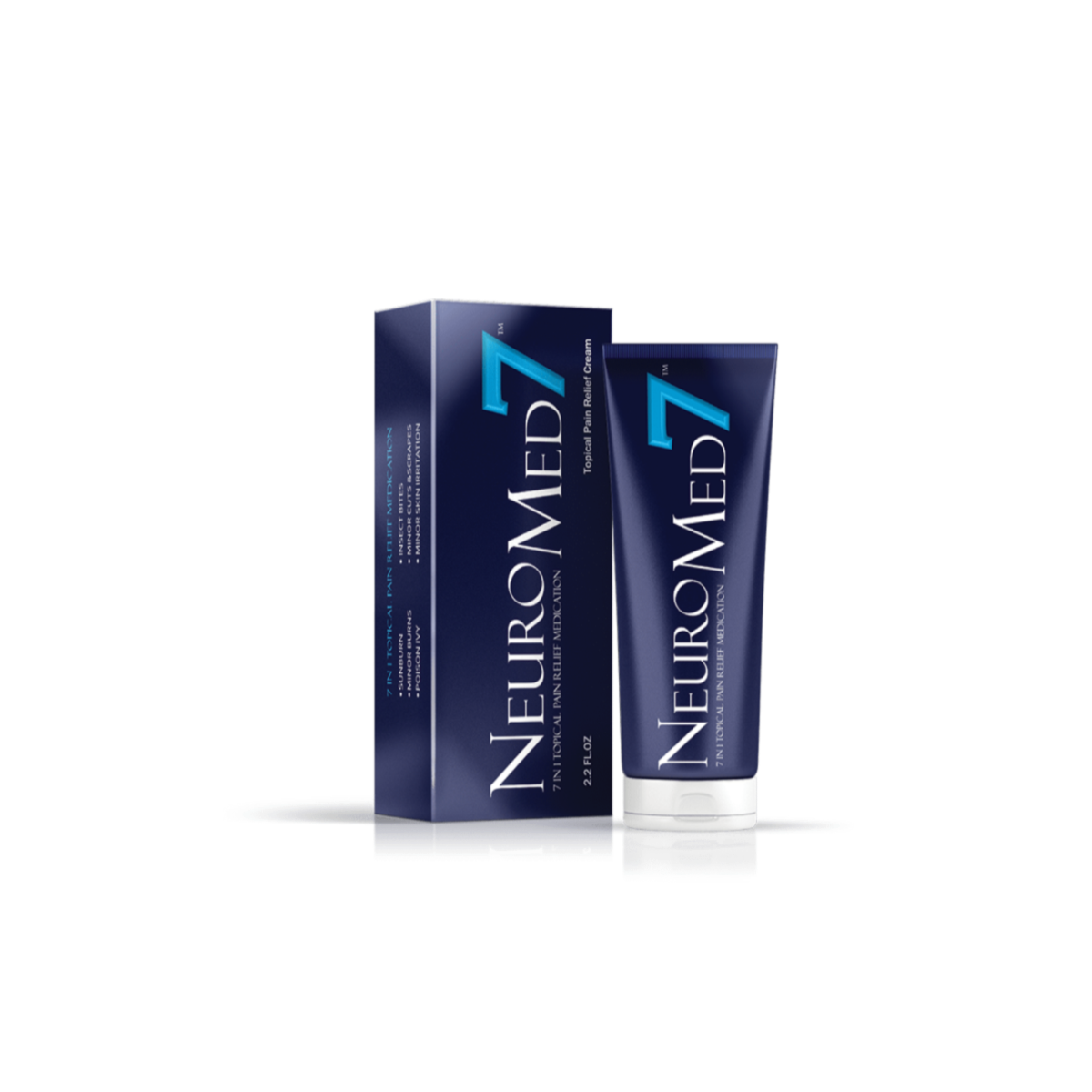 NeuroMed7 2.2oz lidocaine numbing cream tube for professional aesthetic use