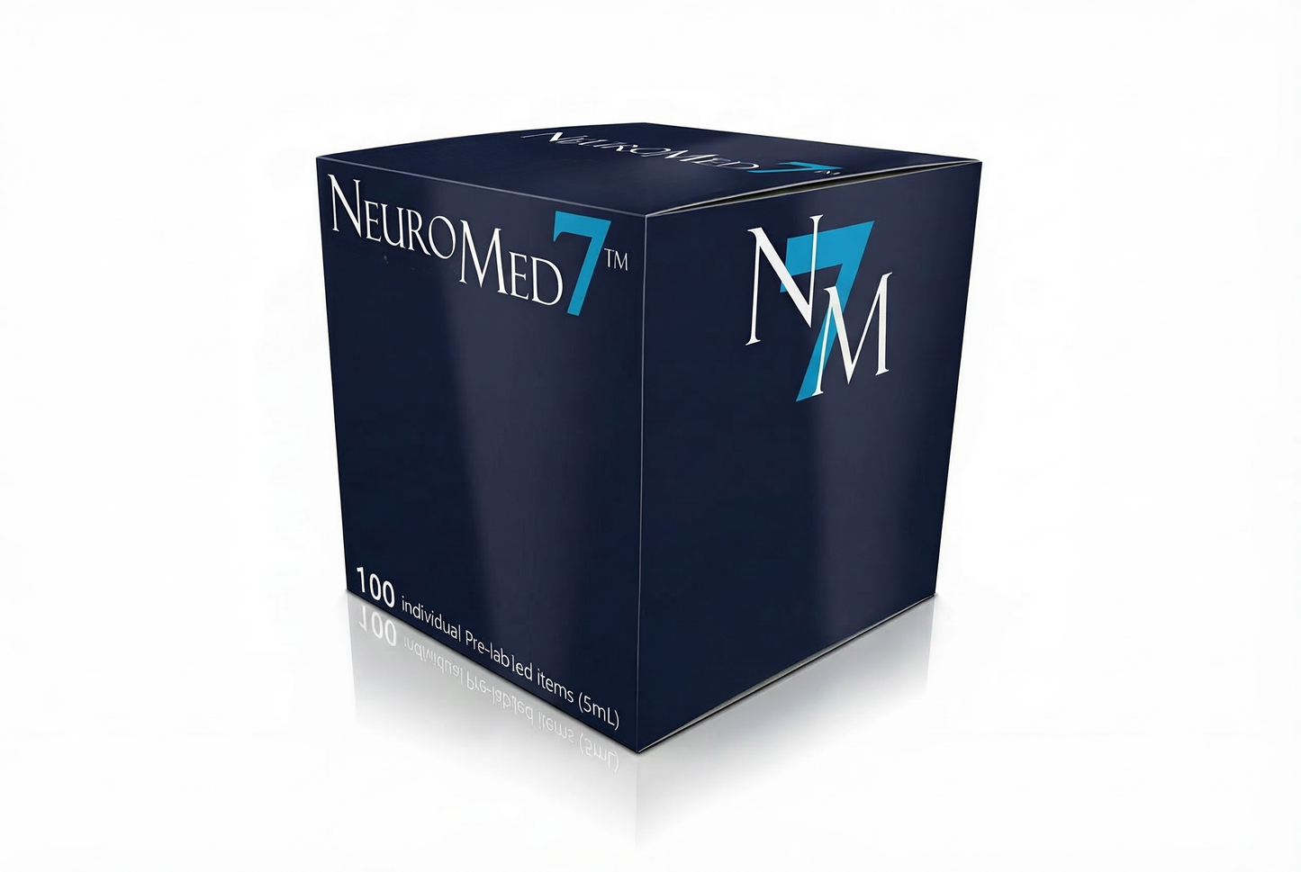 NeuroMed7 topical anesthetic single-use packets — bulk 100ct box for professionals